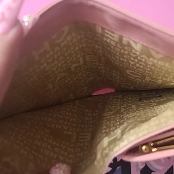 Chanel Pink Icon Line Long Kisslock Wallet - Picture 12 of 16